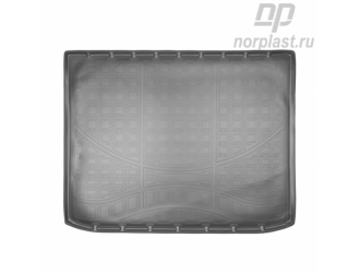 Коврик багажника (полиуретан) Opel Zafira C (2012) (5/7 мест, сложенный 3 ряд )
