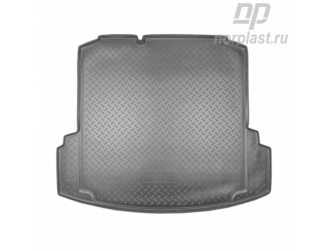 Коврик багажника (полиуретан) Volkswagen Jetta (2011) (SD) (c " ушами")