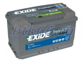 Аккумулятор EXIDE Premium 85Ач обратная полярность