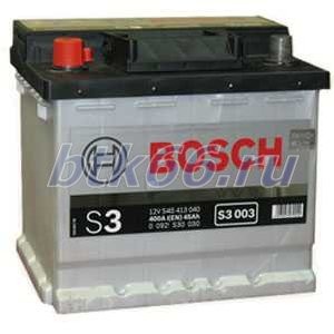 Аккумулятор BOSCH S3 45Ач прямая полярность