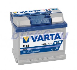 Аккумулятор VARTA Blue Dynamic 44Ач обратная полярность