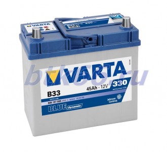 Аккумулятор VARTA Blue Dynamic 45Ач прямая полярность, тонкие клеммы