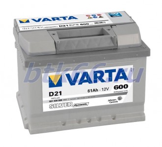 Аккумулятор VARTA Silver Dynamic 61Ач обратная полярность