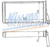 AUDI 80 {90 87-94 /A4 95-} Радиатор отопителя (Nissens) (Ava) (см.каталог)