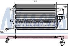 AUDI A3 {OCTAVIA/COLFIV/TOLEDO 98-/BORA} Радиатор кондиционера (см.каталог)