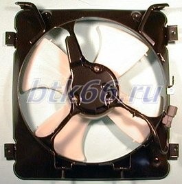 CIVIC Мотор + вентилятор радиатора кондиционера с корпусом