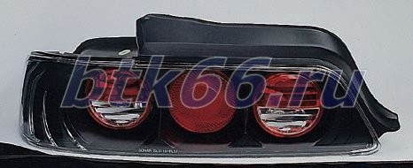 PRELUDE Фонарь задний внешний левый + правый (комплект) тюнинг (для кузова: седан) прозрачный (Lexus тип) (Sonar) внутри черный