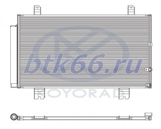 GS300 Радиатор кондиционера (Koyo)