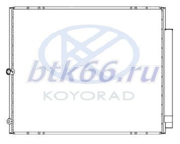 RX300 {RX330/HARRIER 03-} Радиатор кондиционера (Koyo)