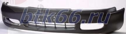 626 Бампер передний +/- противотуманные фары грунтованный