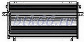 MAXIMA QX {7/96-12/97} Радиатор кондиционера (см.каталог)