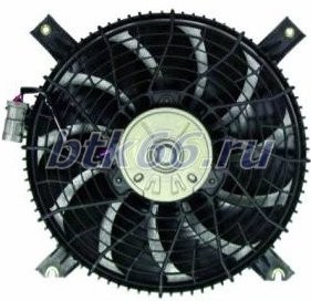 GRAND VITARA Мотор + вентилятор радиатора кондиционера с корпусом (Denso-тип)