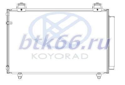 AVENSIS Радиатор кондиционера 1.6, 1.8 (Koyo)