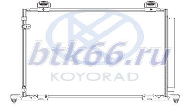 AVENSIS Радиатор кондиционера 2, 2.4 (Koyo)